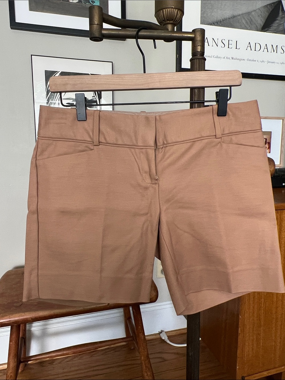 The Limited Tailored Bermuda Shorts in Camel
